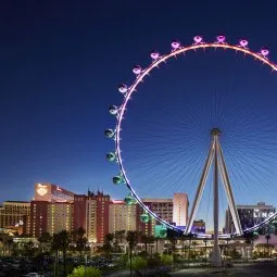 Take a ride on the High Roller Observation Wheel