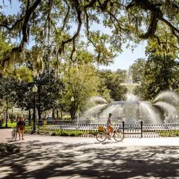 Take a walk in Forsyth Park