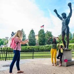 Rocky Statue and Steps