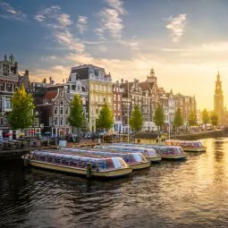 Explore Amsterdam from the water on a boat tour